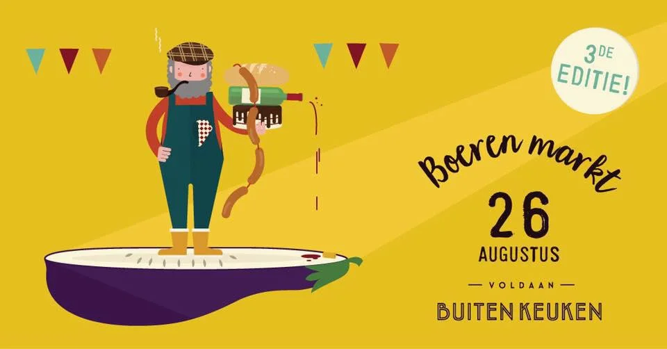3e editie Boerenmarkt en verjaardag Voldaan Buitenkeuken in Schoemaker Plantage