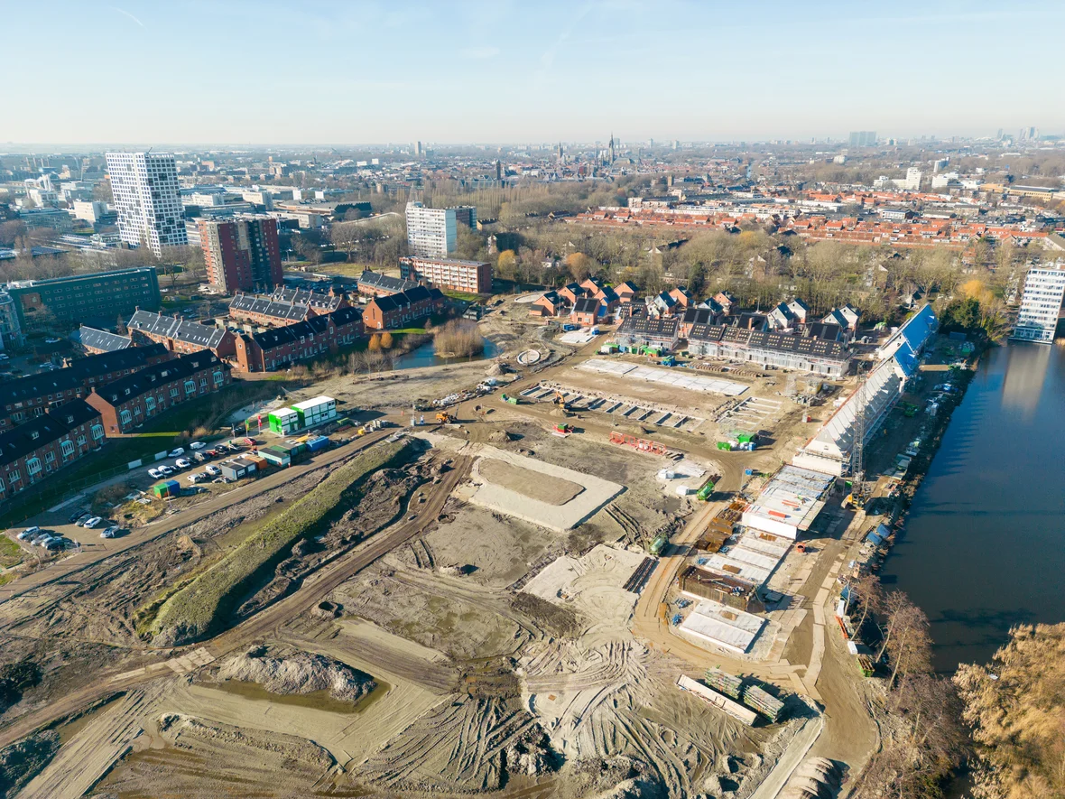 Luchtfoto's Grasbuurt 1 en Grasbuurt 2