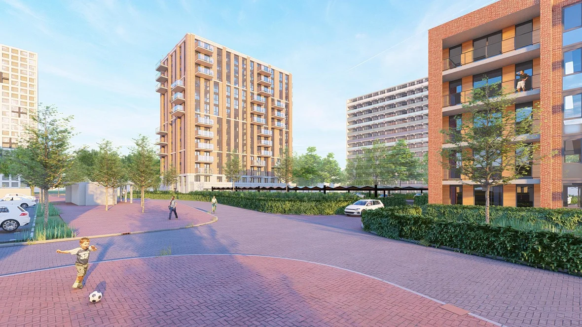 De bouw van de eerste appartementen in Het Entreegebied is gestart