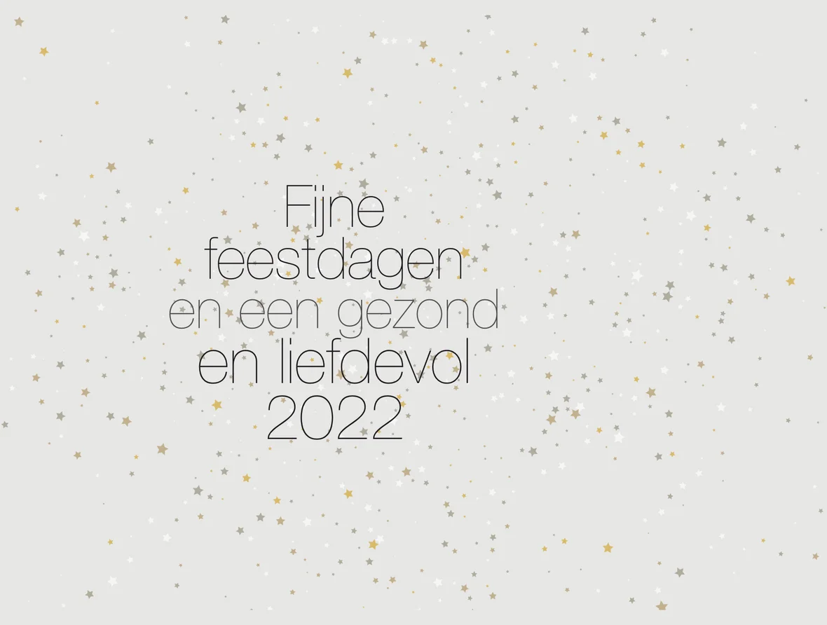 Kerst en nieuwjaar wens