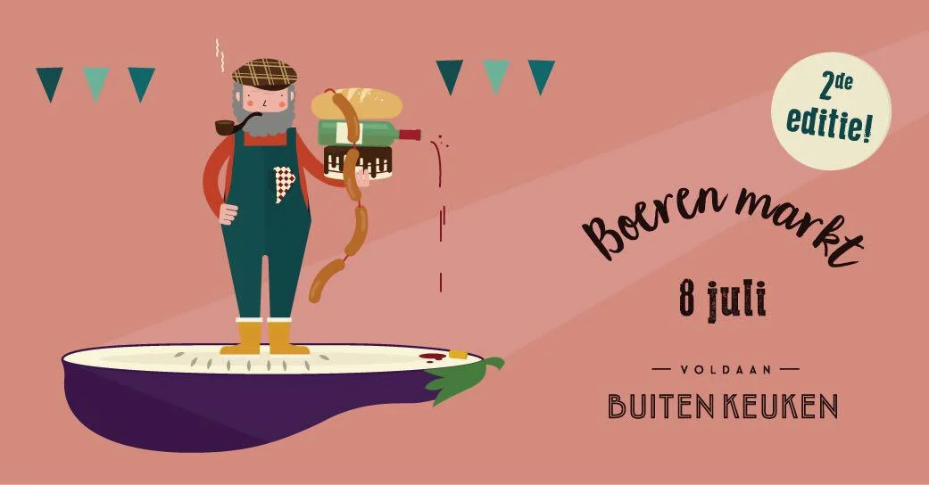 Boerenmarkt in de Schoemaker Plantage in Juli